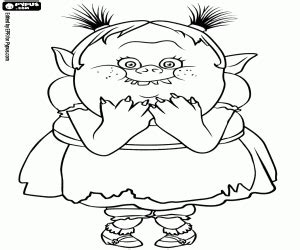 Trolls coloring pages printable games #2