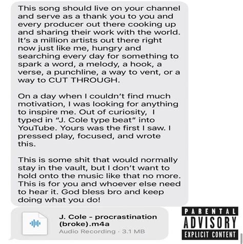 J. Cole – “Procrastination (Broke)” - Streaming Alternative Rock ...