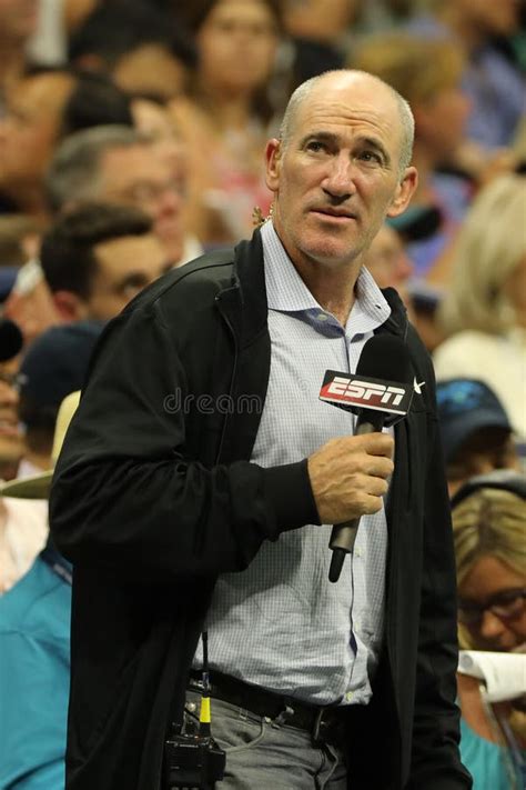 ESPN Analyst Brad Gilbert Comments Match at US Open 2016 at Billie Jean King National Tennis ...