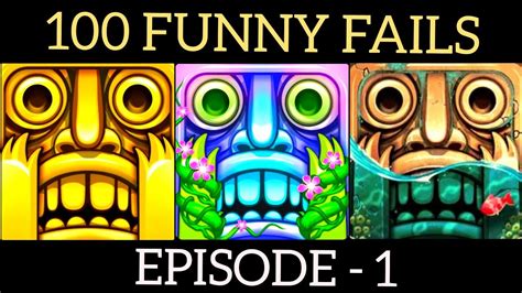 Temple Run, Temple Run 2 100 FUNNY FAILS (Episode - 1) Mountain Island, Volcano Island, Sun ...