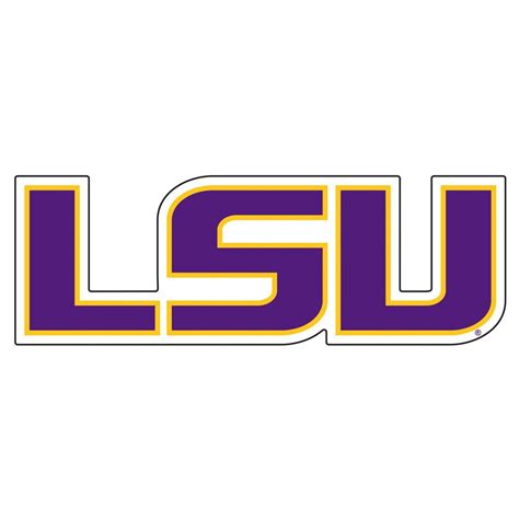 LSU Magnet "LSU" Logo 12"