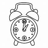 Libro Para Colorear Niños Reloj Vector De Stock Por ©ksenya Savva  sketch template