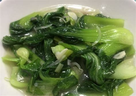 Resep Sayur Pakcoy Kuah oleh ney - Cookpad