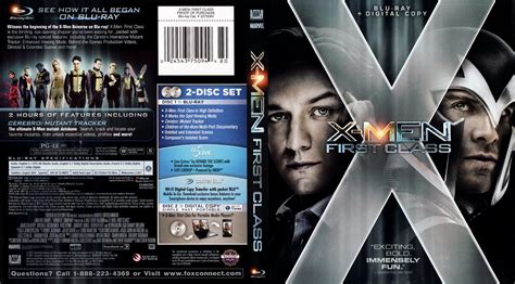 X-Men First Class - Movie Blu-Ray Scanned Covers - X MEN First Class Blu-Ray Scan :: DVD Covers