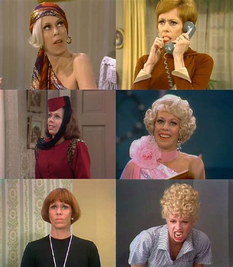 The Carol Burnett Show. One of my favorite shows ever! || Carol & 6 of her many characters ...