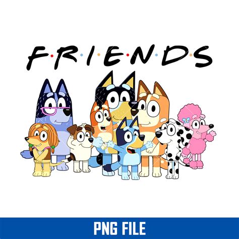 Bluey Friends Png, Bluey Characters Png, Bluey Cartoon Png D | Inspire Uplift