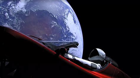 A Tesla Roadster in orbit. A 'Starman' at the wheel. Why this ...