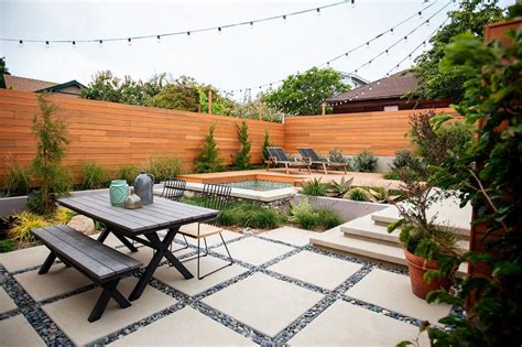 These Modern, Grassless Backyards Are Outdoor Goals | Backyard landscaping designs, No grass ...