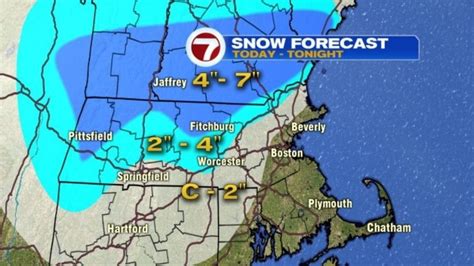 Some areas of Massachusetts could get 6 or 7 inches of snow - Boston News, Weather, Sports ...