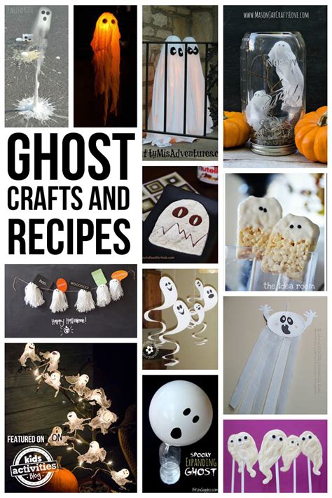 25 Ghost Crafts and Recipes Kids Activities Blog