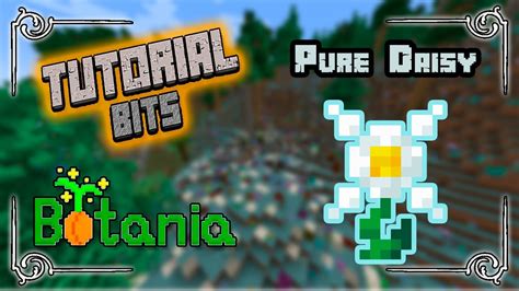 Cómo funciona la Pure Daisy (2024, Actualizado) | Botania: Tutorial Bits Español | Minecraft ...