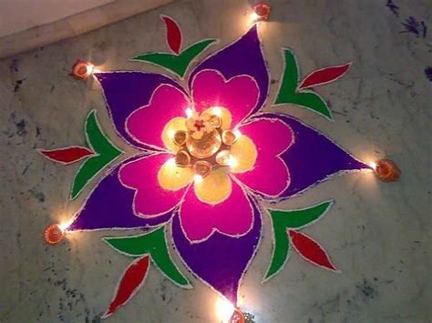 Rangoli designs and patterns - 365greetings.com | Easy rangoli designs ...