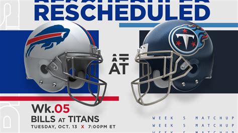 NFL announces schedule changes for Bills next two games