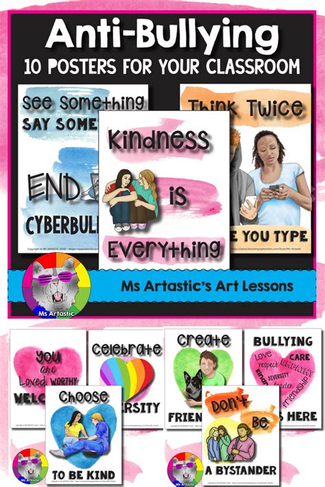 Promote kindness and anti-bullying awareness in your classroom with these 10 posters! Perfect ...