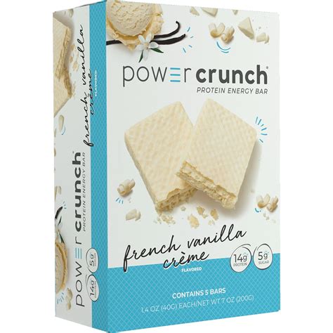 45 power crunch protein bars nutrition label