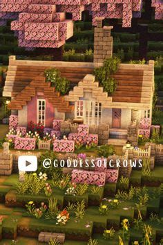 Minecraft Cherry Blossom Cottage | GoddessofCrows [ Mizunos resource ...