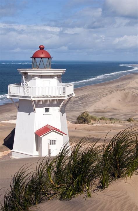 Pouto Lighthouse - Kaipara, Northland, New Zealand Stock Image - Image of navigation, color ...