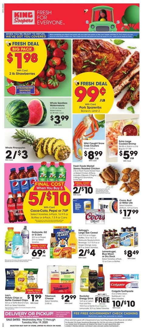 King Soopers Weekly Ad May 13- May 19, 2020