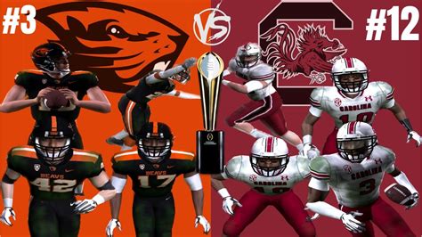 WHO WANTS IT MORE!? I #12 South Carolina vs #3 Oregon State I CFP National Championship ...