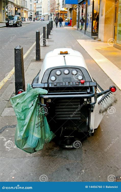 Street cleaner stock photo. Image of machine, sweeper - 14456760