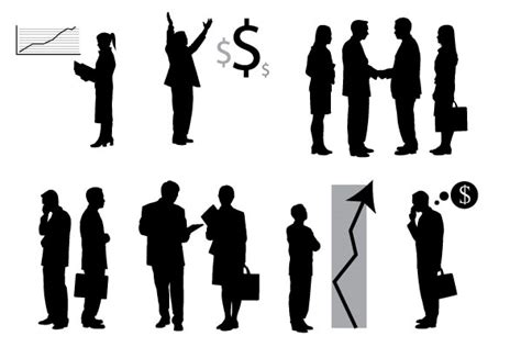 Free Silhouette Business People, Download Free Silhouette Business People png images, Free ...