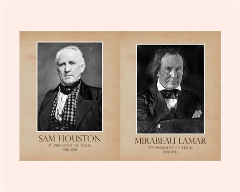 The Presidents of the Republic of Texas - Etsy