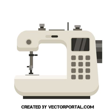 Sewing machine clip art Royalty Free Stock SVG Vector and Clip Art