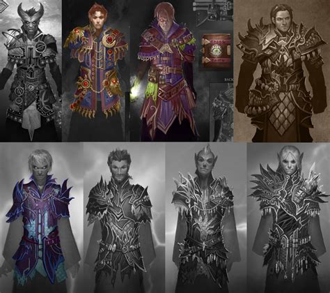 Neverwinter Armor Sets by Arteche on deviantART | Game art, Deviantart fantasy, Art