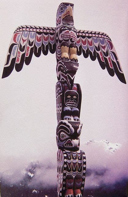 Northwest Native American Totem Poles | Family Totems - a gallery on Flickr | Native american ...