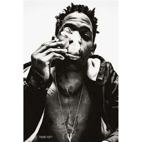 Travis Scott Smoke Laminated Poster (24 X 36) - Walmart.com - Walmart.com