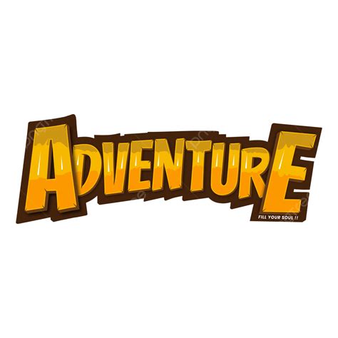 Adventurer Clipart Transparent PNG Hd, Simple Adventure Text Effect, Text Effect, Simple Text ...