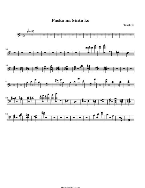 Pasko na Sinta ko Sheet Music - Pasko na Sinta ko Score • HamieNET.com