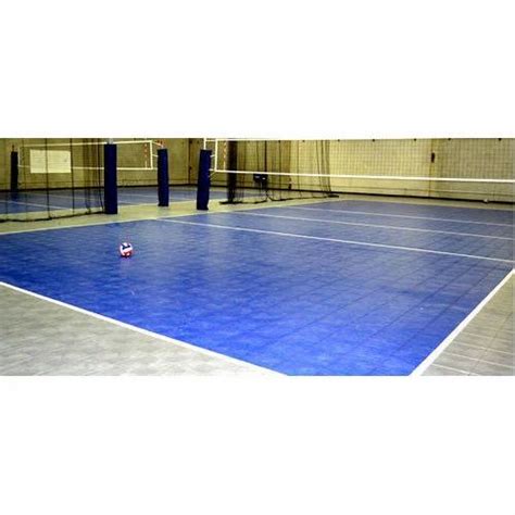 Indoor Volleyball Court Flooring, Rs 110 /square feet Groundskart Inc ...