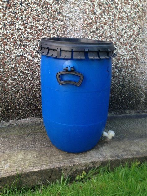 Plastic water storage container barrel with lid and tap | in Roundhay, West Yorkshire | Gumtree