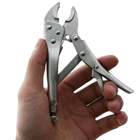 1PC Adjustable 5'' Pro Straight/Curved Jaw Lock Locking Mole Plier Vise Vice Grips Pliers ...