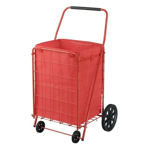 Sandusky 21 in. 4-Wheel Utility Cart with Liner, Red-FSC4021 - The Home ...