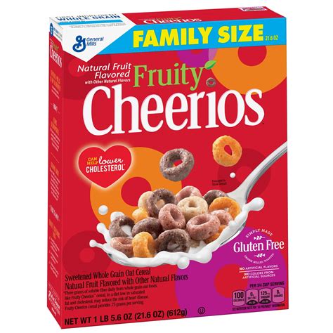 Fruity Gluten Free Cheerios Breakfast Cereal, 21.6 oz Box - Walmart.com - Walmart.com