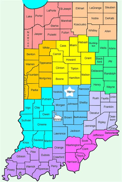 Indiana's Counties, County Seats, Courthouses