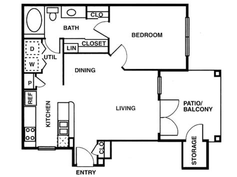 Floor Plans of La Salle in Dallas, TX