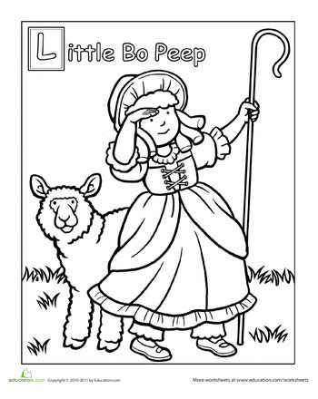 Little Bo Peep Coloring Page : Bo Peep | Toy story Coloring Pages | Pinterest | Kids net / The ...