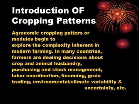 PPT - CROPPING PATTERNS PowerPoint Presentation, free download - ID:4284030