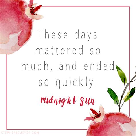 Midnight Sun Quotes | Stephenie Meyer