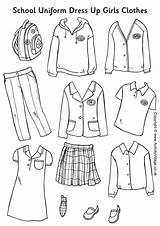 Anime School Uniform Drawing Sketch Coloring Page sketch template