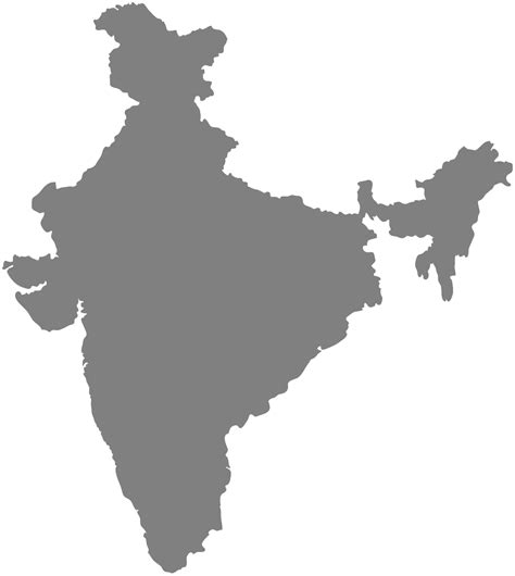 India Map Silhouette | Free vector silhouettes