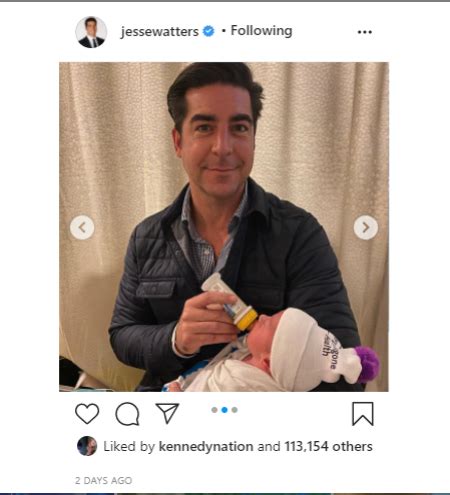 Jesse Watters and his wife Emma welcomed a baby boy. - Featured Biography