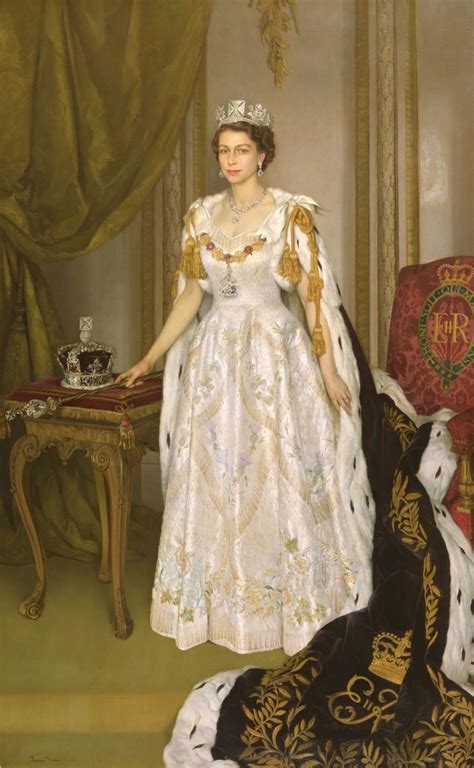 Coronation Dress of Queen Elizabeth II of Britain