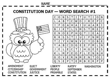 CONSTITUTION DAY ACTIVITIES by Onphamon | Teachers Pay Teachers