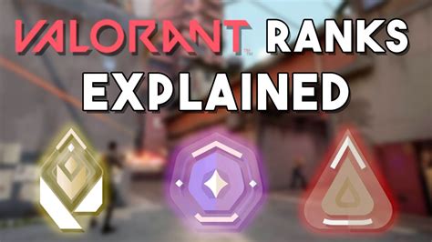 VALORANT | Rank System Explained - YouTube