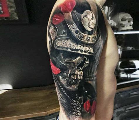 Samurai Skull tattoo by Eliot Kohek | Post 23874