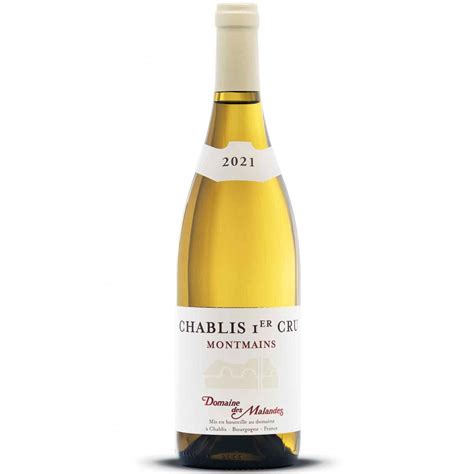 Buy Chablis Montmains Premier Cru 2021 | Chablis domaine des Malandes